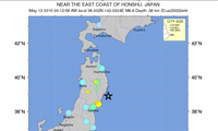 Powerful quake in Japan