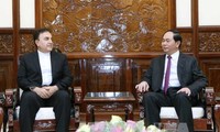President Tran Dai Quang receives Iranian Ambassador to Vietnam 