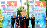 Bust of first Dominican President inaugurated in Hanoi
