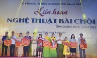 Bai Choi singing highlighted at festival in Quang Ngai