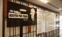 Photo display honors Party General Secretary Nguyen Phu Trong in HCMC
