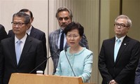 홍콩 정권 (중국), 대화 기반 구축을 시작할 것이라고 발표