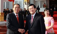 Rückblick auf Laos-Besuch von Staatspräsidenten Truong Tan Sang