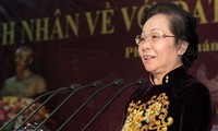 Vize-Staatspräsidentin Nguyen Thi Doan empfängt Unternehmer landesweit