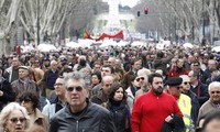 Demonstration in Portugal gegen die Sparpolitik