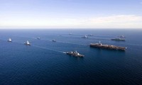 US-Flugzeugträger ist in Südkorea für Manöver eingetroffen 