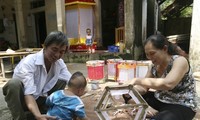 Laternenmanufaktur im Dorf Dan Vien nahe Hanoi