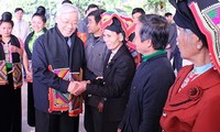KPV-Generalsekretär Nguyen Phu Trong besucht die Provinz Son La