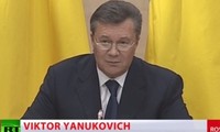 Der ukrainische Präsident Janukowitsch will für eine Lösung der Krise kämpfen