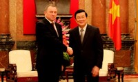 Staatspräsident Truong Tan Sang empfängt den weißrussischen Außenminister