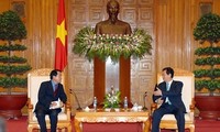 Premierminister Nguyen Tan Dung emfängt Yonhap-Präsident