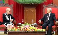 KPV-Generalsekretär Nguyen Phu Trong empfängt die Präsidentin des australischen Repräsentantenhauses