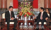 Staatspräsident Truong Tan Sang empfängt Vize-Premierminister der Slowakei