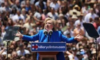 US-Präsidentschafts-Kandidatin Hillary Clinton startet ihren Wahlkampf
