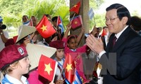 Staatspräsident Truong Tan Sang beendet seinen Besuch in Kuba
