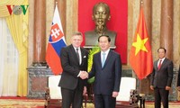 Die Spitzenpolitiker Vietnams treffen den slowakischen Premierminister Robert Fico