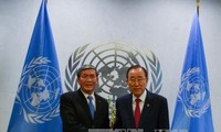 Ständiger Vertreter des Sekretariats der KP Vietnam Dinh The Huynh trifft UN-Generalsekretär