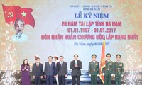 20. Jahrestag der Wiedergründung der Provinz Ha Nam