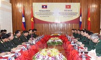 Unterzeichnung der Kooperation in Verteidigung zwischen Vietnam und Laos 