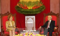 KPV-Generalsekretär Nguyen Phu Trong empfängt die Vorsitzende des russischen Föderationsrates 