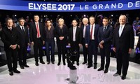 Elf Kandidaten für die Präsidentschaftswahl in Frankreich nehmen an TV-Debatte teil