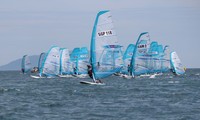 Eröffnung der Windsurf-Weltmeisterschaft der RS:One-Klasse in Quang Nam