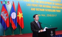 Konferenz für die Vorsitzenden der Vaterländischen Front von Kambodscha, Laos und Vietnam