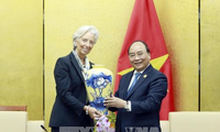 Premierminister Nguyen Xuan Phuc empfängt die IWF-Chefin Christine Lagarde