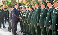 Staatspräsident Tran Dai Quang besucht die Provinz Gia Lai 
