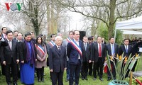 KPV-Generalsekretär Nguyen Phu Trong beginn seinen Besuch in Frankreich
