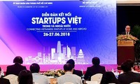 Eröffnung des Forums zur Verbindung von Startup-Unternehmen aus dem In- und Ausland