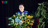 Parlamentspräsidentin Nguyen Thi Kim Ngan nimmt an Studienjahresbeginn-Feier in der Verteidigungsakademie teil