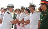 Das Schiff der neuseeländischen Marine zu Gast in Vietnam