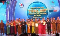 Finale des Gesangwettbewerbs für vietnamesische Journalisten