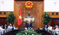 Premierminister Nguyen Xuan Phuc empfängt Delegation aus dem Kreis Hai Chau