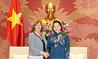 Parlamentspräsidentin Nguyen Thi Kim Ngan empfängt Frankreich-Vietnam-Abgeordneten