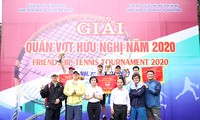 Tennis-Freundschaftsspiel in Hanoi