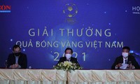 Der Preis „goldener Ball Vietnams 2021” streicht drei Kategorien 