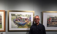 Gemälde-Galerie des französischen Malers Vincent in Ho-Chi-Minh-Stadt