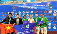 Die Kurash-Mannschaft Vietnams gewinnt vier Medaillen bei Asienmeisterschaft