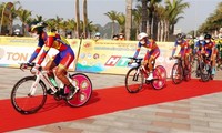 Eröffnung des Radrennens „Fernsehsender-Cup von Ho-Chi-Minh-Stadt HTV“