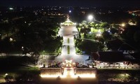 Eröffnung der ersten Phase des Beleuchtungssystems in historischen Stätten in Quang Tri