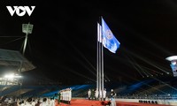 Zeremonie zum Hissen der Flagge der 31. Südostasienspiele 