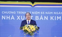 Staatspräsident nimmt an 65. Gründungstag des Verlags Kim Dong teil