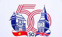Logo zum 50. Jubiläum der diplomatischen Beziehungen zwischen Vietnam und Großbritannien