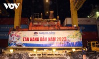 Der Hafen Da Nang empfängt das erste Schiff zum Jahr der Katze