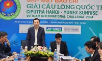 Mehr als 300 Sportler nehmen am internationalen Badminton-Turnier Ciputra Hanoi 2024 teil