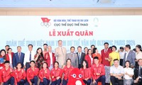 Abschiedszeremonie der vietnamesischen Sportdelegation für die Teilnahme an den Olympischen Spielen Paris 2024