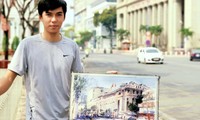 Doàn Quôc et ses aquarelles consacrées à Hô Chi Minh-ville