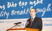 Hội nghị khu vực về đào tạo nghề tại Việt Nam “Đột phá chất lượng dạy nghề” 